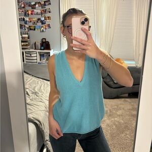 FP Beach by Free People Tie Strap Knit Tank Top